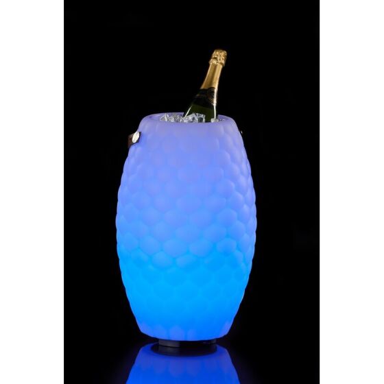 The Joouly LTD 50, LED-Leuchte, Bluetooth Lautsprecher, Getränkekühler und leuchtende Vase