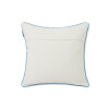 Since 1993 Organic Cotton Canvas Pillow Cover White/Blue 50x50