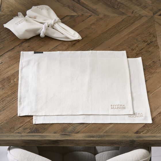 RM Classic Placemat white 2 pieces
