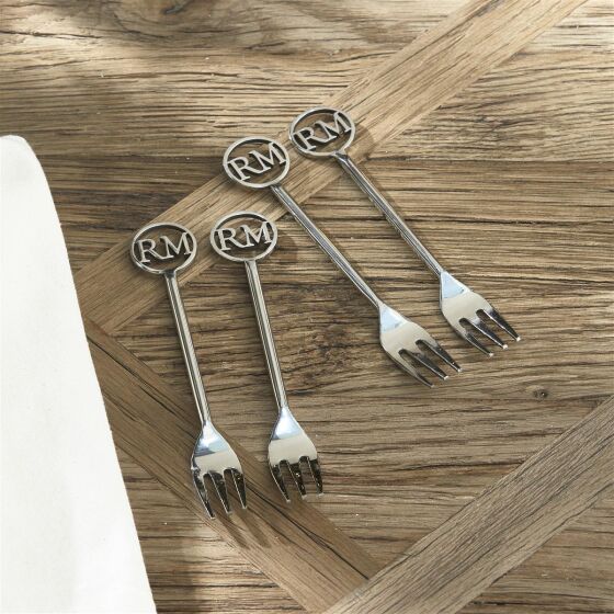 RM Monogram Forks 4 pieces, Dessertgabeln 4er Set