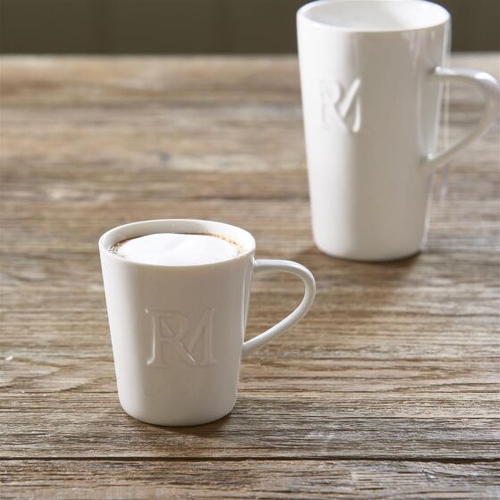 RM Monogram Coffee Mug, Kaffeetasse Monogram