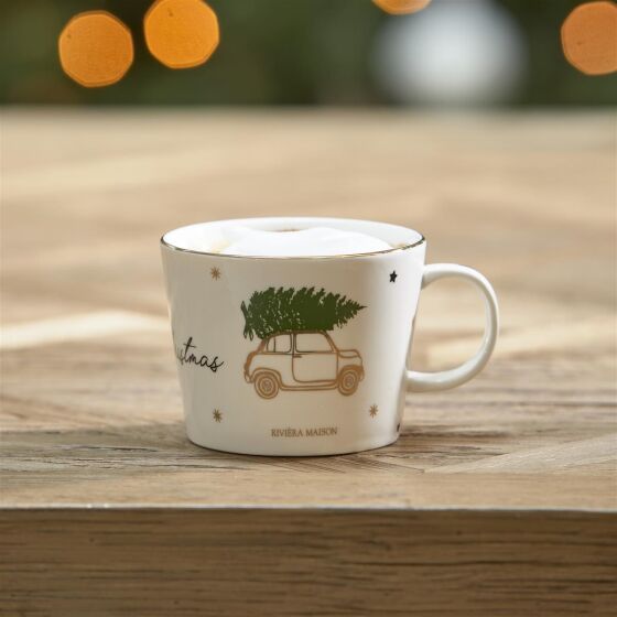 RM Driving Home For Christmas Mug, Weihnachtstasse