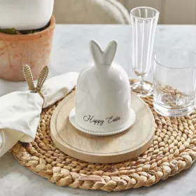Happy Easter Butter Dish, Butterglosche mit Hasenohren
