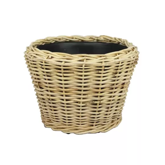 Drypot Pflanzkorb Kubu Rattan blond D42H44