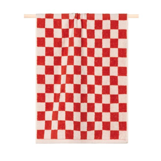 Handtuch CHESS rust, 50 x 100 cm
