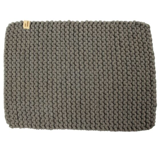 Platzset - WAVE - links links - 32cm x 45cm - grau