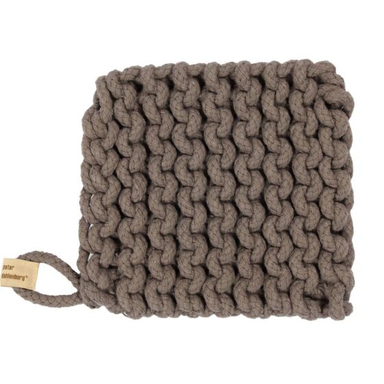 Untersetzer eckig - WAVE - links links - 17cm x 17cm - grau