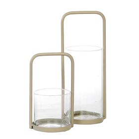 WMG Laterne West H50cm, D18cm, grau