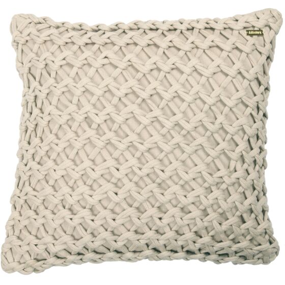 Kissenbezug OCEAN 50cm x 50cm - Strick  creme