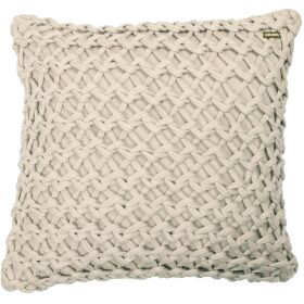 Kissenbezug OCEAN 50cm x 50cm - Strick  creme