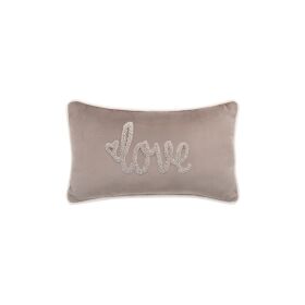 KISSEN PETITE 18x32, love-taupe