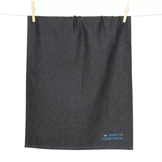 Geschirrhandtuch Denim 50x70cm, King- schwarz