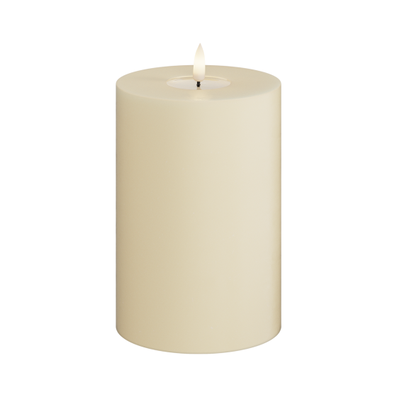 Deluxe Kerze Naturflamme 100/150 creme