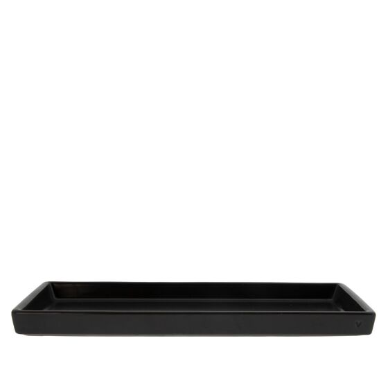 Tray rectangular Matt Black