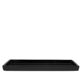 Tray rectangular Matt Black