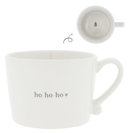Weihnachtstasse Cup White/ho ho ho 10x8x7cm