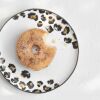 Dessert Plate 19cm White/Leopard