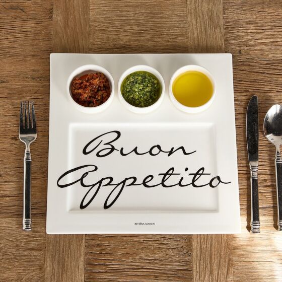 Buon Appetito Snackteller 29x29cm