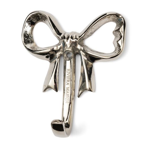 Lovely Bow Hook, Wandhaken in Schleifenform silber