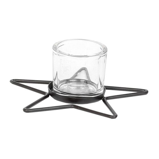 Windlicht Stern Ross h 10cm,23x23cm,s/b(724070)