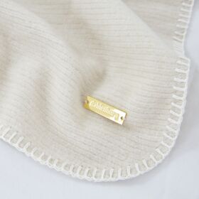 Decke- Soft Sealine Biobaumwolle, fein gestreift...