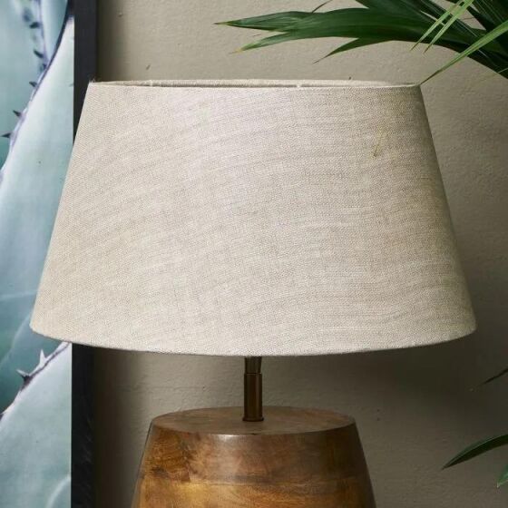 Linen Lampshade natural 28x38